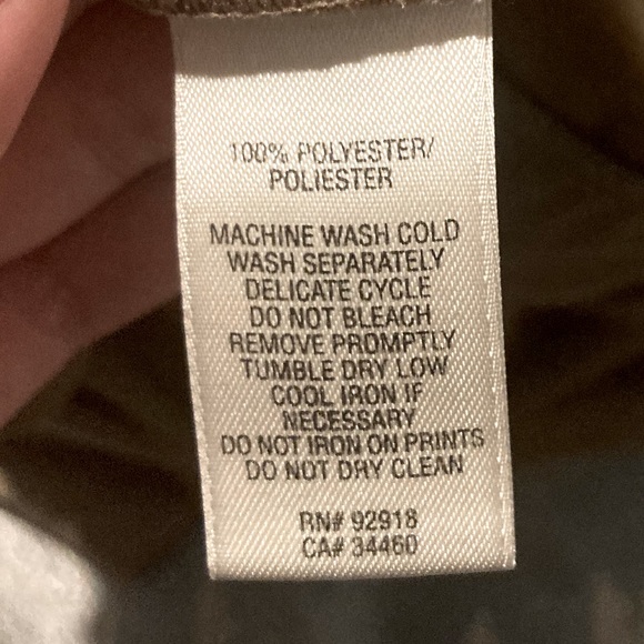 JUICY COUTURE Brown With baby blue striped Long Polyester Shorts With Pockets - Picture 5 of 5